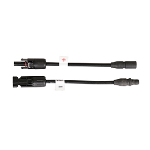 Overgangskabel MC4 (hunn) til MC3 (hann) 15 cm